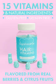 Sugarbearhair Vitamins 1 Month In 2020 Vitamins For Hair Growth Sugar Bear Hair Hair Growth Gummies