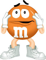 M M S The Movie M M Characters Candy Poster Orange