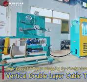 High-Speed Vertical Double-Layer Cable Tape Wrapping Machine for  Fire-Resistant and Communication Cables