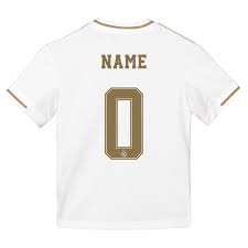 Real Madrid Kids Home Jersey With Your Name 2019 20 Adidas