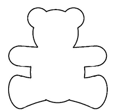 Best Photos Of Bear Template Printable Teddy Bear Stencil Clipart Best Clipart Best Teddy Bear Template Bear Template Bear Stencil
