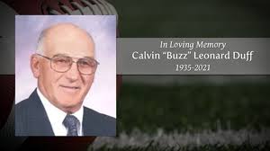 Calvin "Buzz" Leonard Duff Obituary January 21, 2021