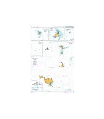 British Admiralty Nautical Chart 2524 Islands Off The North West Coast Of Scotland