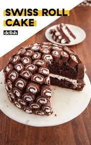 Swiss Roll Cake Recipe Desserts Roll Cake Cake Recipes