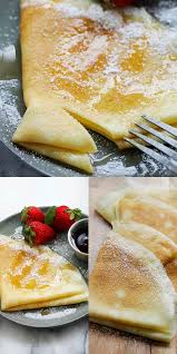 Easy Crepes Recipe That Anyone Can Make At Home No Fancy Utensils Needed Just A Nonstick Pan And A Blender So Simpl In 2020 Yummy Food Dessert Recipes Crepe Recipes