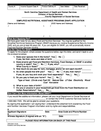 What food items can be purchased with food stamps? Fillable Online Info Dhhs State Nc Dss 6240 Simplified Nutritional Assistance Program Snap Application Info Dhhs State Nc Fax Email Print Pdffiller