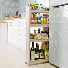 obor narrow home organizer rack 4 tiers
