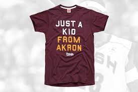 Lebron was put on a pedestal for carrying this city and its people as he climbs. Ljff Homage Just A Kid From Akron