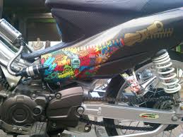 Stiker sporty buat vega r new : Desain Cutting Sticker Motor Vega R Terlengkap Inomodifikasi