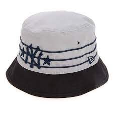 New Era Cap Wraparound New York Yankees Cotton Bucket Hat In 2021 Hats For Men New Era Cap Fishing Hats Mens