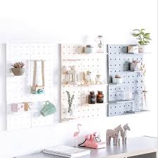 Tesco alma (tesco bukit mertajam). Wall Shelves Organization Perforated Hardboard Pegboard Combination Pegboard Storage Diy Wall Organizer Shopee Malaysia