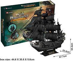 Cubicfun 3d puzzles fun family learning games. Tachan Darco Ana 3d Puzzle Pirate Ship Queen Anne 308 Pieces Cubic Fun T4018h Amazon De Spielzeug