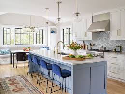 It goes with everything and stands the test of time — there's no doubt why it's the most used in kitchen design. Rad White And Blue Tile For Your Kitchen Floor Backsplash Or Islandstudio Dearborn Interior Design