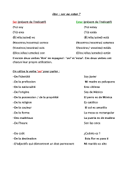 En espagnol, le verbe « être » se traduit par ser ou estar. Verbe Ser Ou Estar