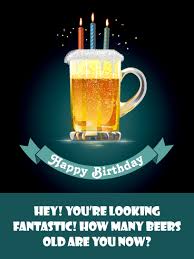 Happy Birthday Images For Him How Many Beers Old Funny Birthday Card For Him Birthday Greeting Cards By Davia Birthday Cards For Him Funny Birthday Cards Happy Birthday Fireworks
