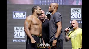 Anderson silva hasn't decided on retiring. Ufc 200 Weigh Ins Daniel Cormier Vs Anderson Silva Staredown Youtube