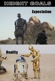 Height Goals Puns Satires Star Wars Memes Star Wars Memes