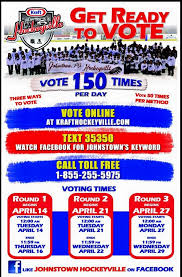 Today is voting day for the contest. Vote For Johnstown For The Kraft Hockeyville Usa Contest Pensburgh