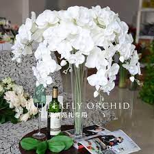 We also have a lovely collection of sprays and planted pots in vintage and shabby chic designs. 90 Cm 35 Length Elegant Artificial Phalaenopsis Flowers Butterfly Orchid Bouquet For Christmas Home Ornament Par Korb Und Kiste Planung Einer Hochzeit Hochzeit