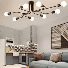 Suspension Vintage Lampe Industrie Lampe Plafonnier Lustre Luminaire Metal Suspension Lustre Pour Le Salon Salle A Manger 8 Ampoules Achat Vente Suspension Vintage Lampe In Soldes Sur Cdiscount Des Le 20 Janvier Cdiscount