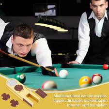 How To Use A Snooker Cue Tip Shaper... -