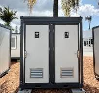 AS-IS] 2 Stalls Portable Toilet with Sink – Chery Industrial
