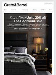 Maybe you would like to learn more about one of these? Crate And Barrel Up To 20 Off The Bedroom Sale Starts Now Milled