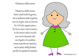Filastrocca Della Nonna Tuttodisegni Com Filastrocche Poesia Per La Nonna Nonna