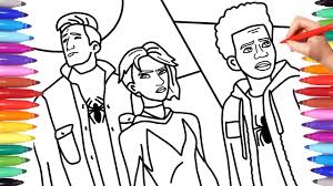 Maybe you would like to learn more about one of these? Spider Man Into The Spider Verse Coloring Pages