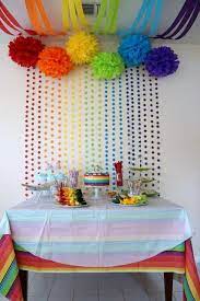 Blog My Little Party Ideas E Inspiracion Para Fiestas Rainbow Parties Rainbow Birthday Party Party Cake Table