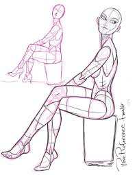 White Stripe Print Bardot Top Art Reference Poses Drawings Drawing Reference Poses