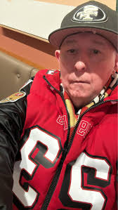 Enjoying a chai tea latte at Starbucks before I head to the vampires to  donate blood 🩸. GO NINERS!