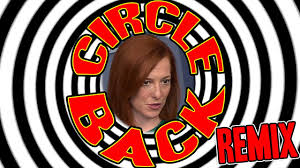 All the colors of the psaki one psaki a day, not on weekends, she's not a monster. Jen Circle Back Psaki Remix Video