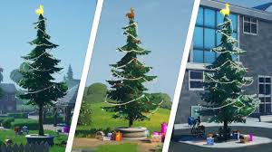 Dance in front of different holiday trees 14 days of fortnite. Dance At Holiday Trees In Different Named Locations Fortnite Winterfest Challenge Youtube