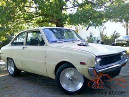 The only thing i removed was the wheels which i sold with my wife's 1972 green toy corolla te21 to the hawaiian islands & is now for sale for $20. 1972 Toyota Corolla Deluxe