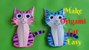 Origami cats are fun to make and are great gifts to give to friends and family who love cats. How To Make An Origami Cat Easy Yourorigami Info