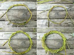 Mit Weidenkranz Deko Weihnachtlich Dekorieren Stimmungsvolle Ideen Weidenkranz Weihnachtskranze Diy Kranze Diy