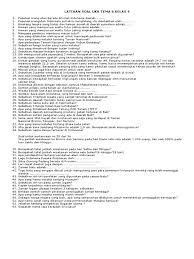 Soal uas kelas 4 semester 2 kurikulum 2013 revisi 2020. Soal Ukk Kelas 4 Tema 6 Masnurul