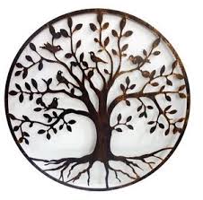 Your walls add a unique look. Laser Cut Hanging Tree Metal Wall Art Decor From China Tradewheel Com