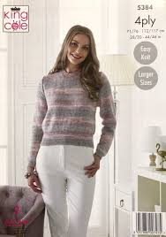 Get the best deal for knitting 4 ply crocheting & knitting patterns from the largest online selection at ebay.com. Easy Knit 4ply Ladies Sweater Cardigan Pattern King Cole 5384 Etsy Easy Sweater Knitting Patterns Knitting Patterns Free Cardigans Cardigan Pattern