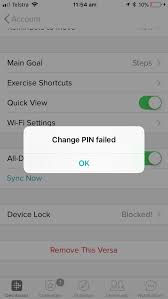 From the fitbit app dashboard, tap or click the account icon > your device image. Solved How To Unlock A Locked Versa Fitbit Community