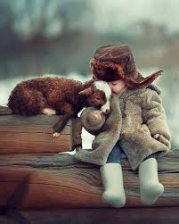 Russian Moms Take Amazing Photos Of Their Kids With Animals On Their Farm Animals Cute Animals Animals Friends
