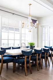 Home Tour Kitchen Reveal Dining Room Blue Blue Dining Room Chairs Transitional Dining Room