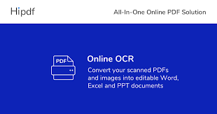 Ocr service can convert pdf and image files (jpg & png) into editable formats. Online Ocr