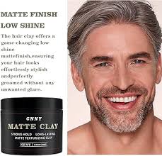 Crownnaturally CNNY Clay Matte Cream Firm Hold Matte Finish Hair Pomade For  Men, High Hold Hair Paste For Texturing Straight Hair U Wavy White : Buy  Online at Best Price in KSA -