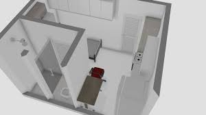 Esta percha de planta simple se puede colgar de cualquier pared o techo utilizando un gancho o clavo. Kitnet 3x4 De Maria Planta 3d Mooble