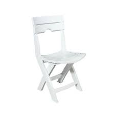 Adams Manufacturing Quik Fold White Resin Plastic Outdoor Lawn Chair 8575 48 3700 The Home Depot White Plastic Chairs Folding Chair Outdoor Folding Chairs