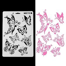Card making embossing available at scrapbook.com. Cheap Embossing Templates Buy Quality Stencils For Walls Directly From China Stencils For Walls Pa Diy Crafts Butterfly Scrapbooking Stamps Butterfly Stencils