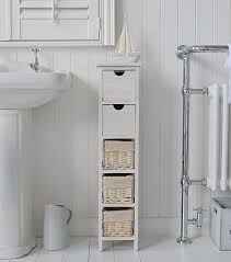 Check spelling or type a new query. Slim White Bathroom Storage Cabinet Trendecors