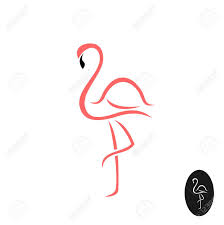 Flamingo Elegant Pink Flamingo Bird Standing On A Foot Silhouette Royalty Free Cliparts Vectors And Stock Illustration Image 63531381 Decorate your laptops, water bottles, helmets, and cars. flamingo elegant pink flamingo bird standing on a foot silhouette